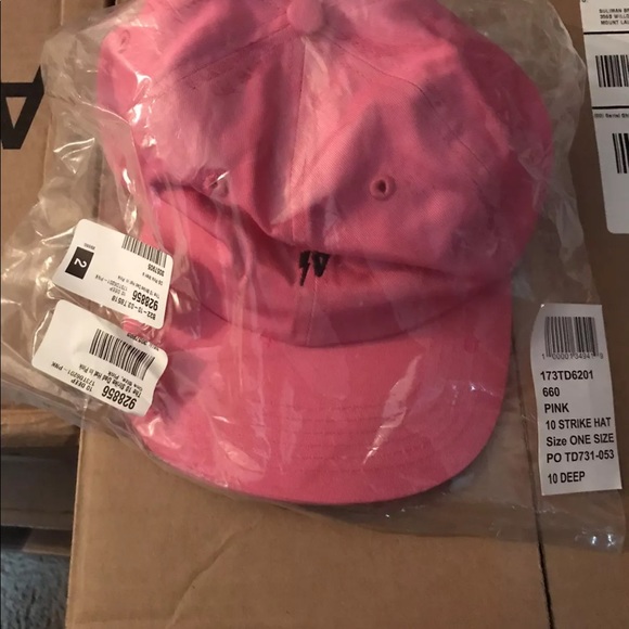 10.Deep 10 strike Dad hat pink - Picture 6 of 7